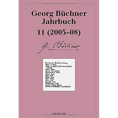 2005-2008 (Georg Büchner Jahrbuch)