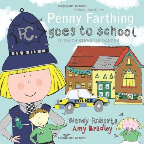 Penny Farthing Goes To School To Teach Stranger Danger