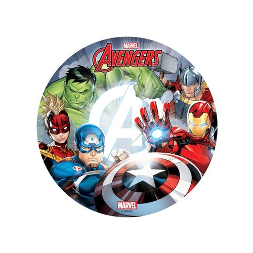 Disque En Azyme Avengers 20 Cm Taille Unique