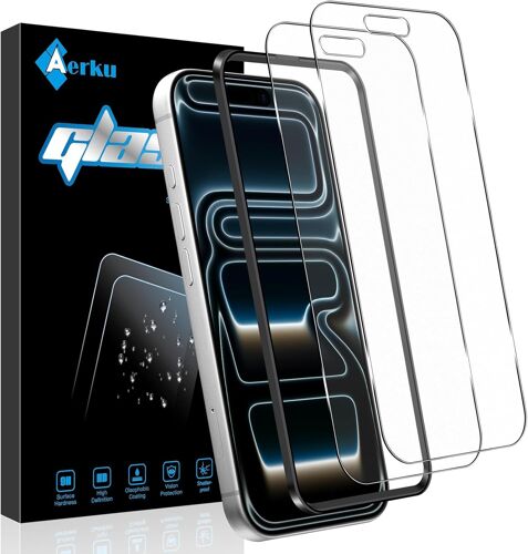 JGD-Mat Verre Trempé pour iPhone 17 Pro 6,3 Zoll, 2 Pièces Film Protection écran Matte Anti-Reflet et Anti-Traces de Doigts, 9H Vitre Protecteur