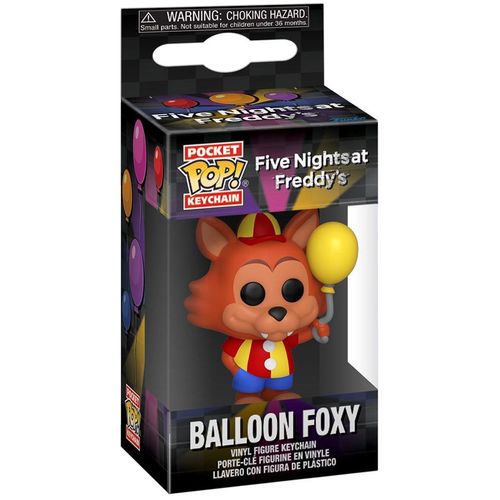 Porte-Clés Funko Pop - Five Nights At Freddy's - Foxy Ballon - Porte-Clés (67631)
