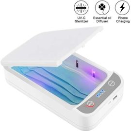 Boîte de stérilisation ultraviolet Portable UV Désinfectant stérilisateur USB pour montre bijoux téléphone Avec machine à laver