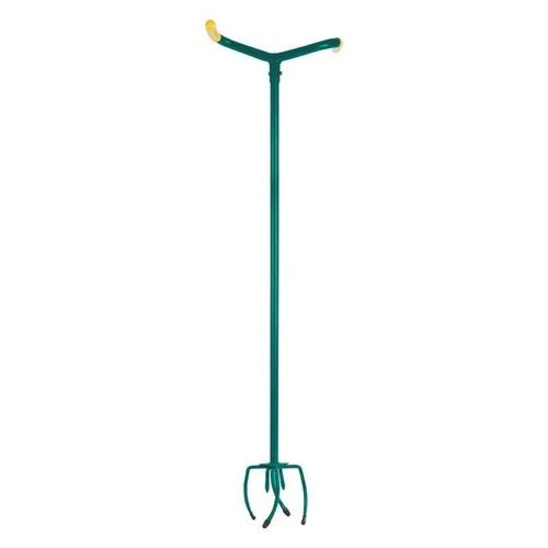 Griffe de jardinage à rotation en acier - Outil de jardin utilisation debout pour bêcher et désherber - Gardirex