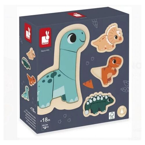 Puzzle Dino - 4 Puzzles Evolutifs