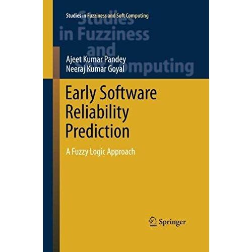 Early Software Reliability Prediction