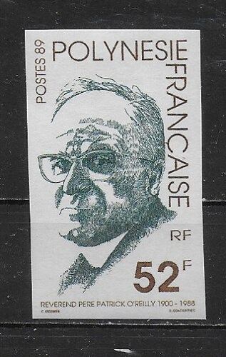 Polynesie Francaise 1989: 1er Anniversaire De La Mort Du Révérend Père O' Reilly (1900-1988) : Timbre À 52f. Neuf ** Non-Dentele