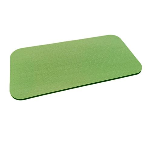 Tpe Tapis De Yoga Portable Pour L'abdomen Antidérapant Épais Et Vert Clair Equipement De Fitness Special Pour Les Coudes Et Le Sol
