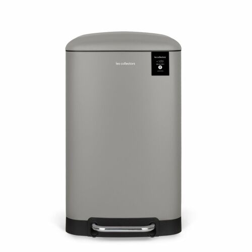 Les collectors N°725 - Poubelle à pédale 30L light grey edition