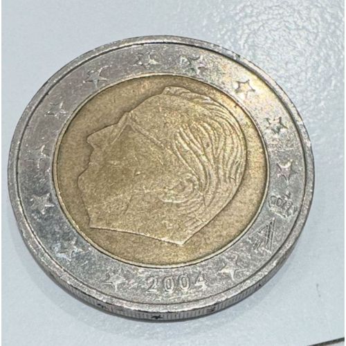 Pièces De 2 Euro Belgique Fautee