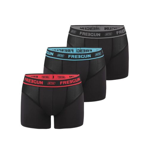 Lot De Boxers Homme Aktiv Sport Freegun : Lot De 3 / M