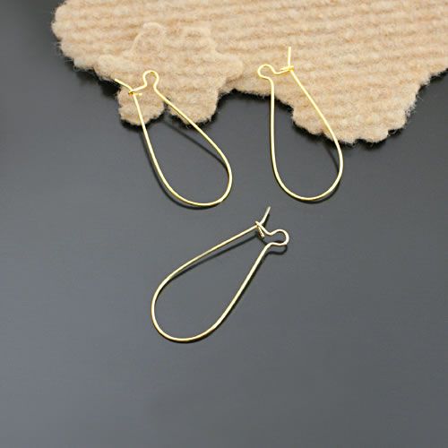 Crochets Pour Boucles D'oreilles Longues, 16148 Pièces, Hauteur: 36mm, Couleur Argent, Fer, Accessoires, Vente En Gros, 100 Pièces