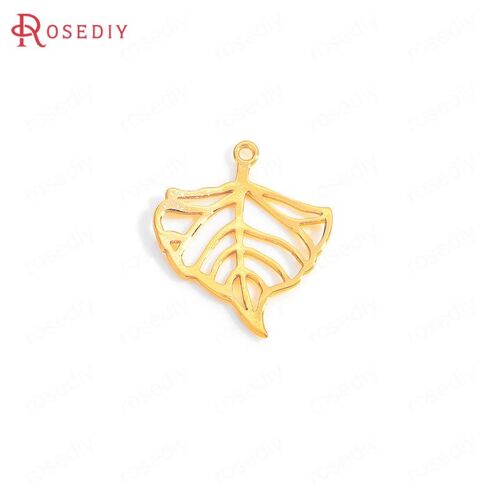 Breloques En Laiton En Or 24 Carats Pour Documents, Arbre, Cuir Chevelu, Feuilles, Pmot, Bijoux, Colliers, Boucles D'oreilles, Bracelets, Fournitures Exécutives, Accessoires De Résultats