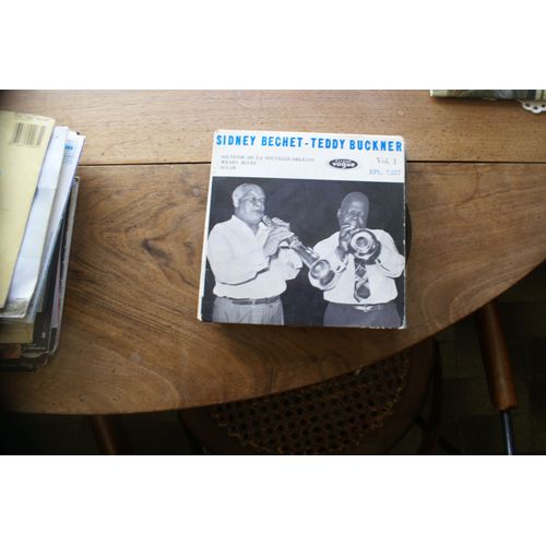 Sidney Bechet Teddy Buckner Souvenir De La Nouvelle Orléans/Weary Blues/ Sugar Disques Vogue Vol 45t Epl 7.557