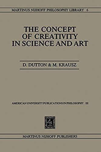 The Concept Of Creativity In Science And Art