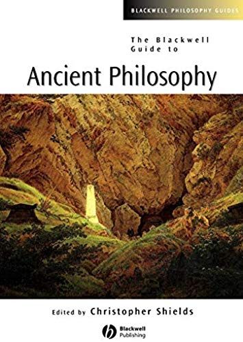 The Blackwell Guide To Ancient Philosophy