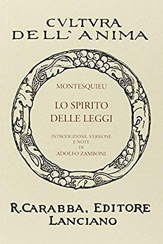 Lo Spirito Delle Leggi