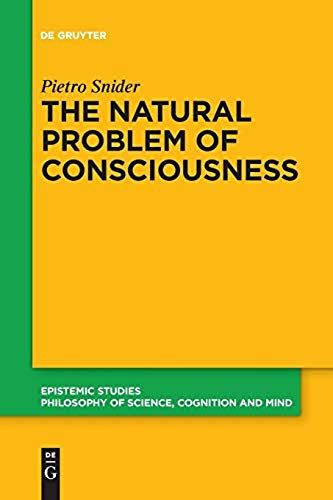 The Natural Problem Of Consciousness