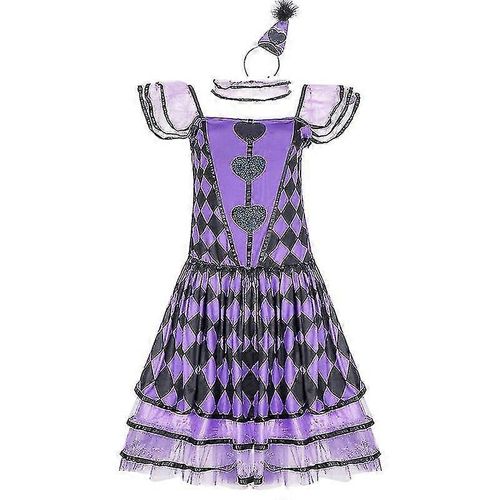 Robe D'halloween Colorée Pour Femme, Déguisement De Clown Maléfique Et Fou, Tenue De Poupée Vaudou Zombie, Déguisement De Carnaval, Déguisement D'halloween, Haute Qualité, Pour Adulte