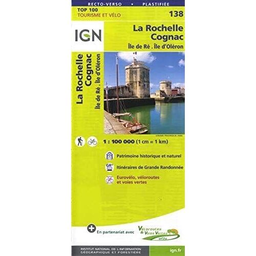 La Rochelle Cognac 1:100 000