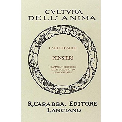Galilei, G: Pensieri