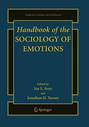 Handbook Of The Sociology Of Emotions