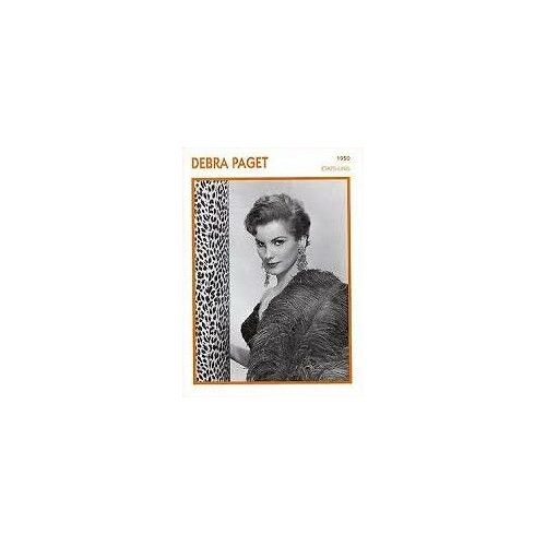 Fiche Portrait De Star Debra Paget