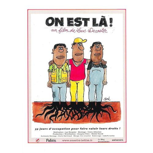 Cp "On Est Là !" - Luc Decaster