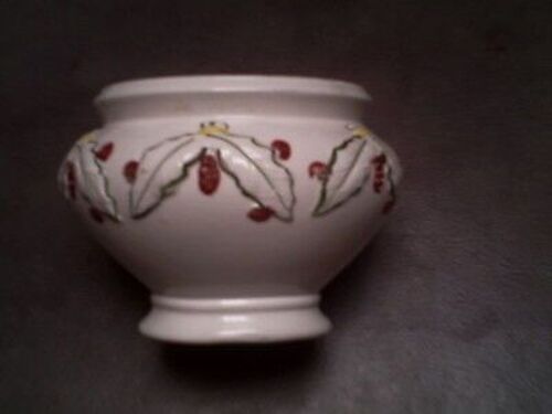lot Deux Tres Jolis Pots - Assortis -- Motifs Peints - Faience