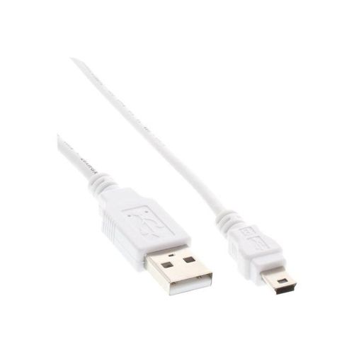InLine - Câble USB - mini USB type B (M) pour USB (M) - USB 2.0 - 1 m - blanc