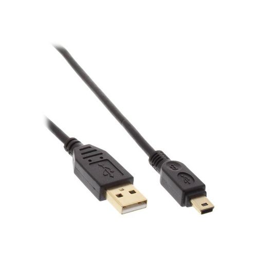 InLine - Câble USB - mini USB type B (M) pour USB (M) - USB 2.0 - 50 cm - noir