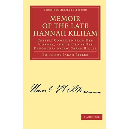Memoir Of The Late Hannah Kilham