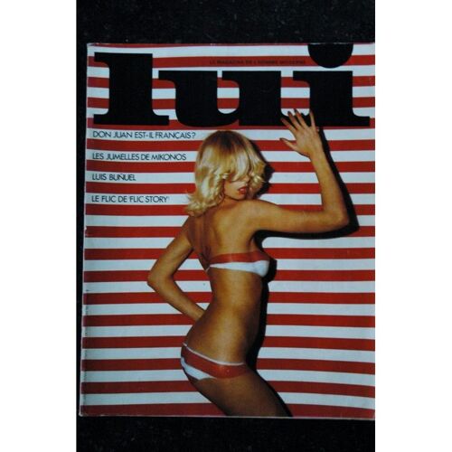 Lui 115 Aout 1973 Interview Roger Borniche Luis Bunuel Michel Audiard Pin-Up Aslan