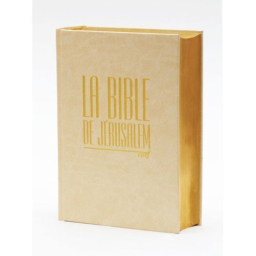 La Bible De Jérusalem - Edition Compacte Blanche Dorée