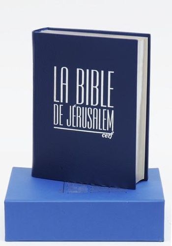 La Bible De Jérusalem - Edition Major Cuir Bleu