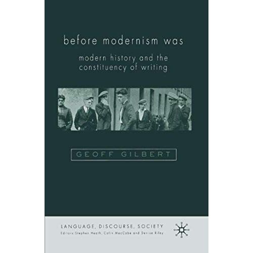 Before Modernism Was