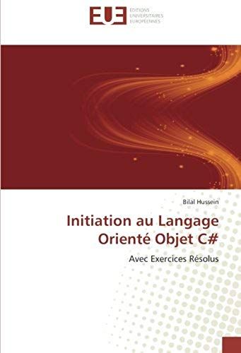 Initiation Au Langage Orienté Objet C