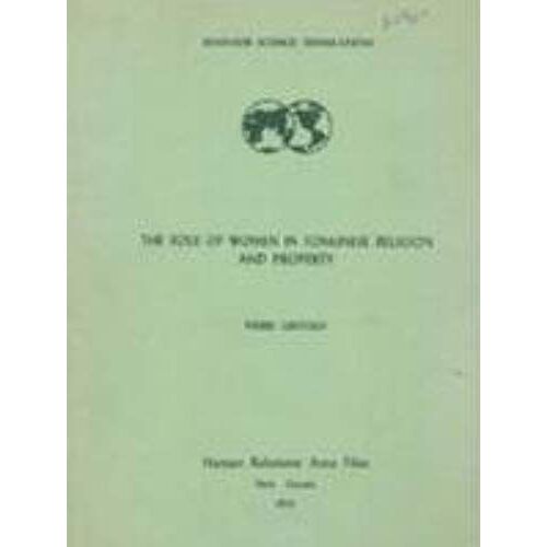 The Role Of Women In Tonkinese Religion And Property