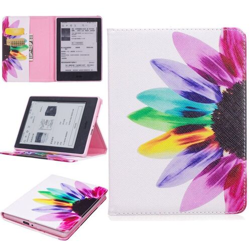 Amazon Kindle 2016 (8th Generation) Coque, Saturcase Beau Motif Pu Cuir Flip Portefeuille Support Porte-Carte Protecteur Coque Housse Étui Pour Amazon Kindle 2016 (8th Generation) (Bfp-2)