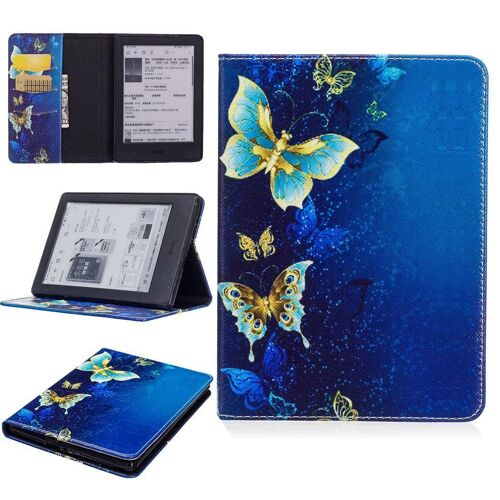 Amazon Kindle 2016 (8th Generation) Coque, SATURCASE Beau Motif PU Cuir Flip Portefeuille Support Porte-carte Protecteur Coque Housse Étui pour Amazon Kindle 2016 (8th Generation) (BFP-10)