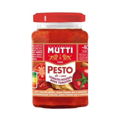Sauce Pesto De Tomates Rouges - Bocal 180g