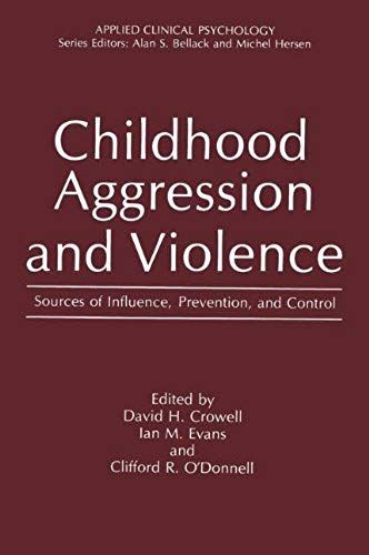 Childhood Aggression And Violence