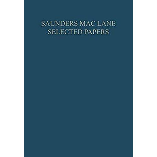 Saunders Mac Lane Selected Papers