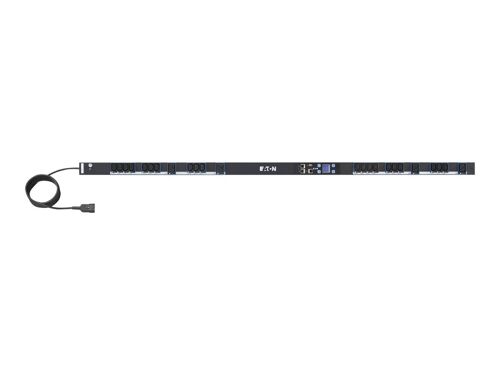 Eaton ePDU G3 Metered Outlet - Unité de distribution secteur (rack-montable) - Ethernet 10/100, RS-232 - entrée : IEC 60320 C20 16A - connecteurs de sortie : 24 - 0U