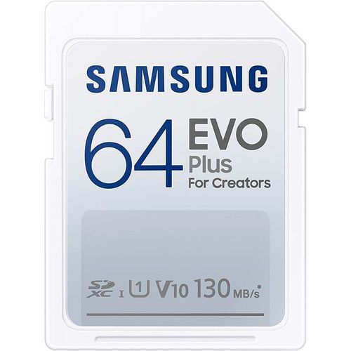 SAMSUNG Evo Plus SDXC 64GB 130MB/S +Adapter