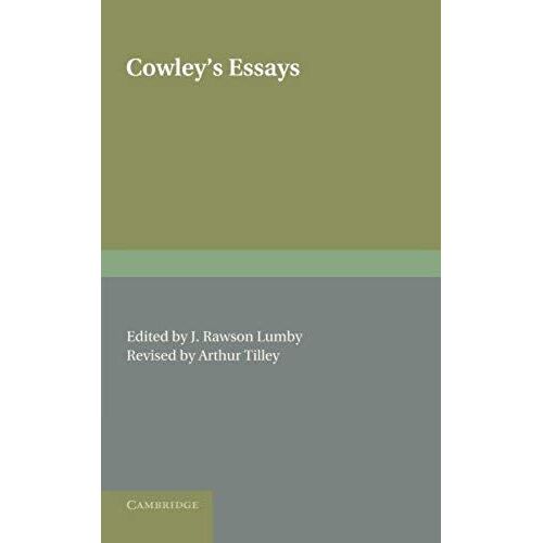 Cowley's Essays