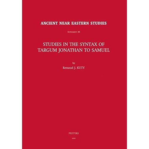 Studies In The Syntax Of Targum Jonathan To Samuel