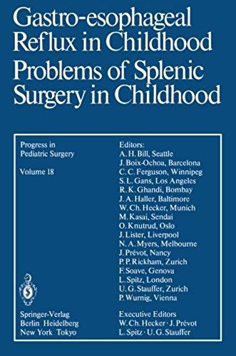 Gastro-Esophageal Reflux In Childhood Problems Of Splenic Surgery In Childhood