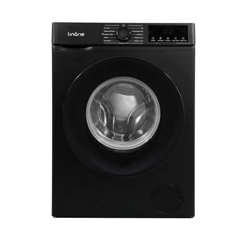 Lave-linge hublot Orsan Linarie LJWM1014ABK Noir 10kg 1400 tours moteur induction 11 programmes & vapeur Classe A (LINARIE)