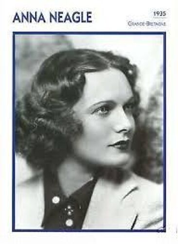 Fiche Portrait De Star Anna Neagle