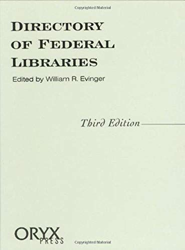Directory Of Federal Libraries